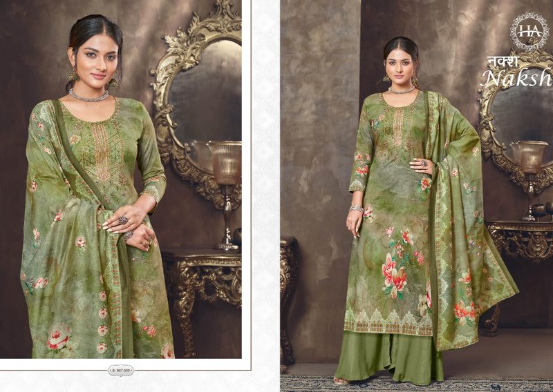 Harshit Fashion Hub Naksh Pure Cambric Digital Print With Embroidery Work Salwar Suit
