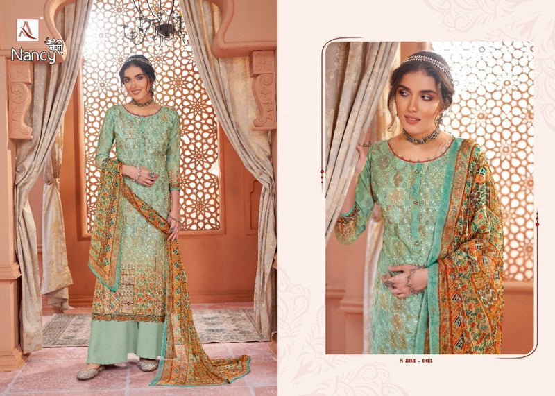 Alok Suits Nancy Jam Cotton Festive Wear Digital Printed Salwar Suits