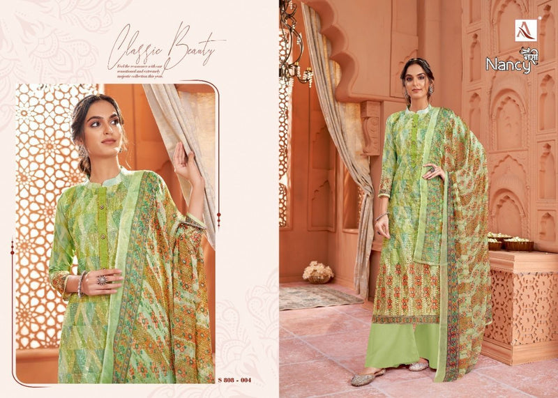 Alok Suits Nancy Jam Cotton Festive Wear Digital Printed Salwar Suits