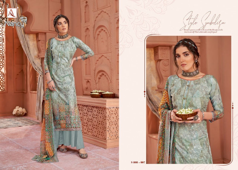 Alok Suits Nancy Jam Cotton Festive Wear Digital Printed Salwar Suits