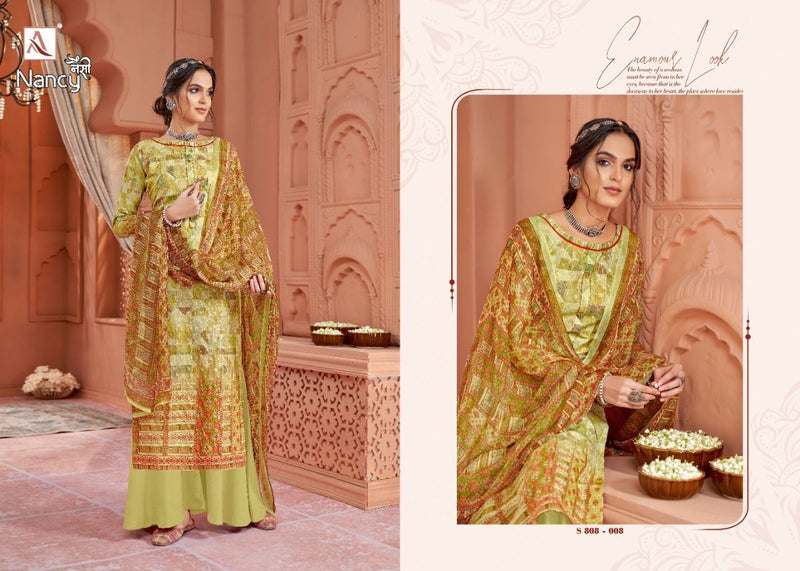 Alok Suits Nancy Jam Cotton Festive Wear Digital Printed Salwar Suits