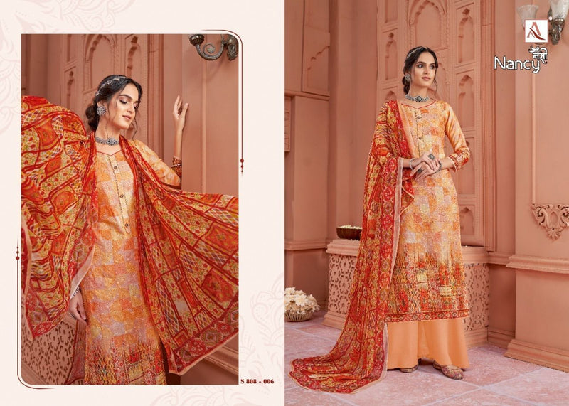 Alok Suits Nancy Jam Cotton Festive Wear Digital Printed Salwar Suits