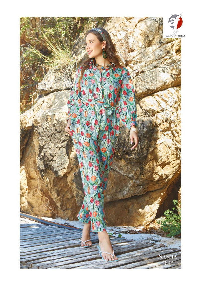 Anju Fabs Nasha Viscose With Beautiful Work Stylish Designer Party Wear Fancy Look Kurti