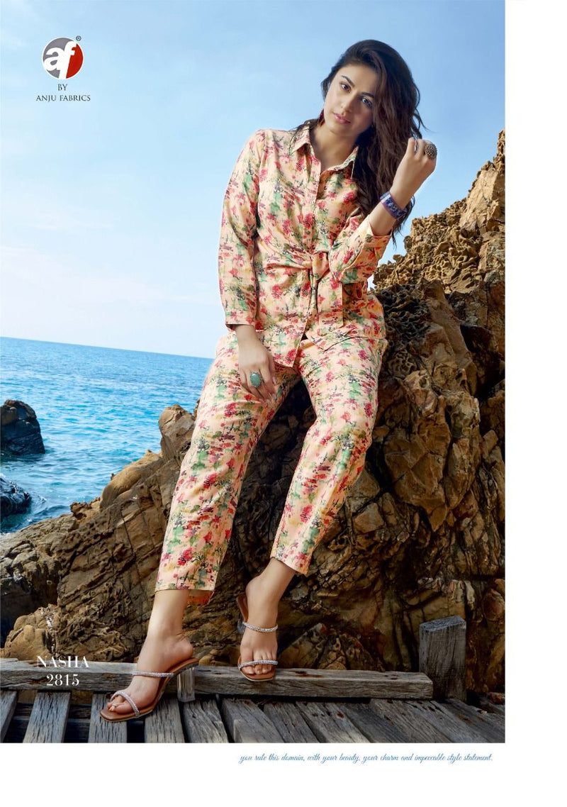 Anju Fabs Nasha Viscose With Beautiful Work Stylish Designer Party Wear Fancy Look Kurti