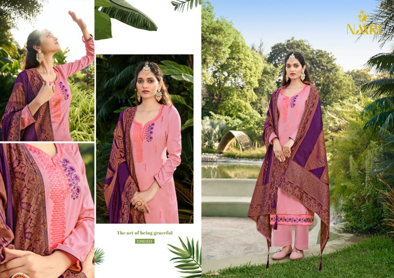 Naari Nasreen Silk With Heavy Embroidery Work Stylish Designer Festive Wear Salwar Kameez
