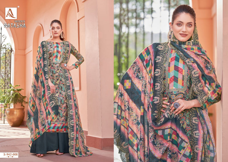 Alok Suit Natasha Jam Cotton Stylish Designer Casual Wear Salwar Suit