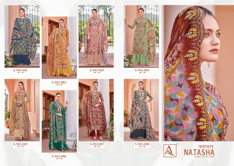 Alok Suit Natasha Jam Cotton Stylish Designer Casual Wear Salwar Suit