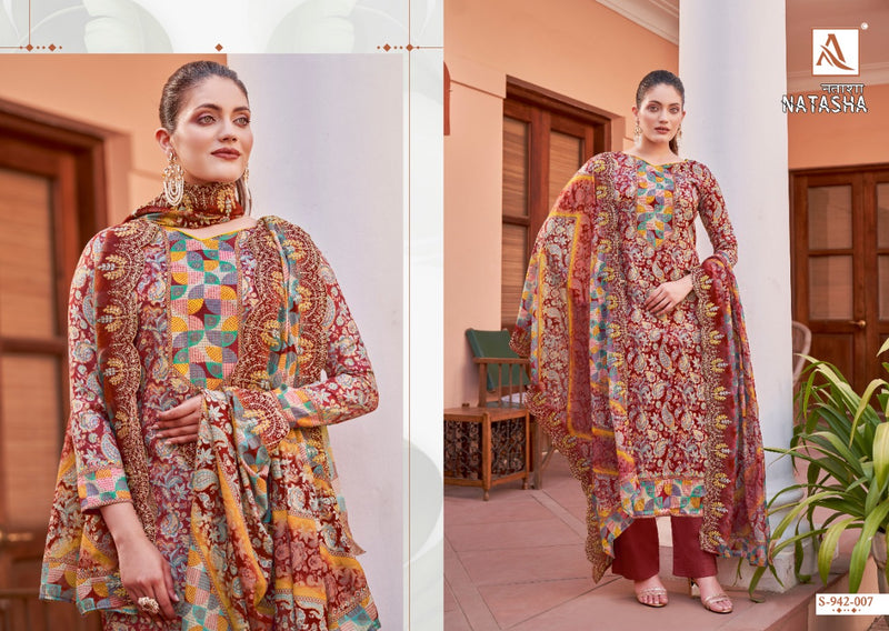 Alok Suit Natasha Jam Cotton Stylish Designer Casual Wear Salwar Suit