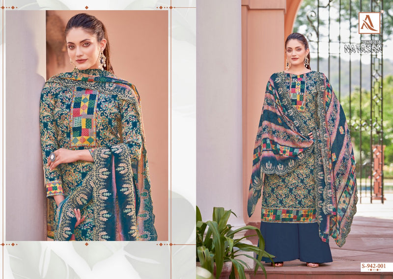 Alok Suit Natasha Jam Cotton Stylish Designer Casual Wear Salwar Suit
