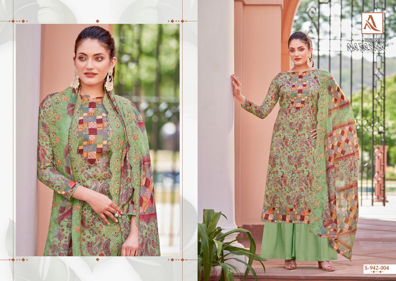 Alok Suit Natasha Jam Cotton Stylish Designer Casual Wear Salwar Suit