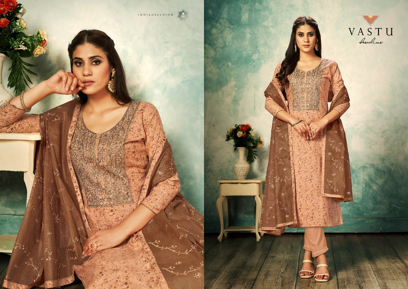Vastu Nawazish Vol 2 Lawn Cotton Embroidered Party Wear Designer Salwar Suits