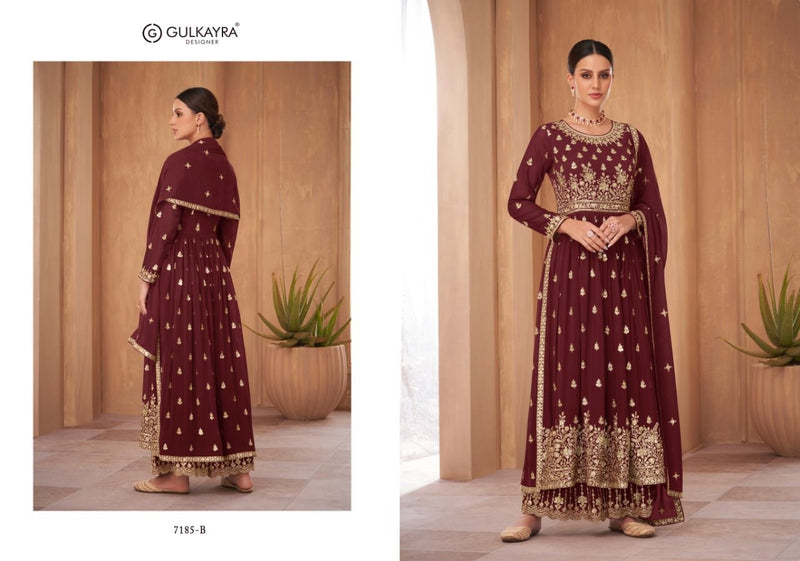Gulkayra Designer Nayra Vol 2 Georgette With Embroidery Work Stylish Designer Wedding Look Long Gown
