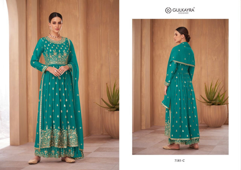 Gulkayra Designer Nayra Vol 2 Georgette With Embroidery Work Stylish Designer Wedding Look Long Gown