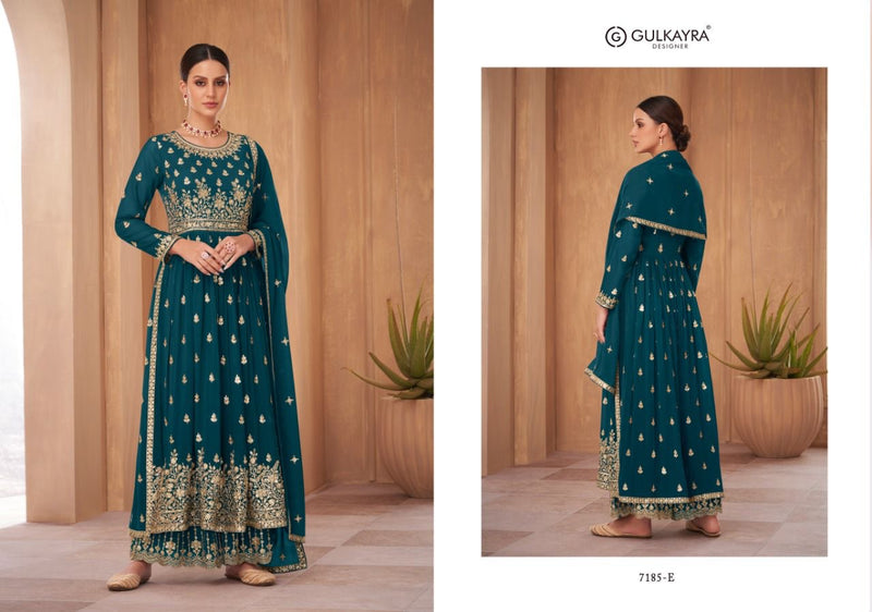 Gulkayra Designer Nayra Vol 2 Georgette With Embroidery Work Stylish Designer Wedding Look Long Gown