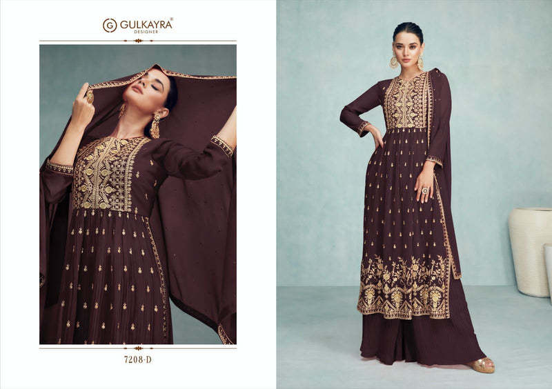 Gulkayra Designer Nayra Vol 8 Georgette Heavy Embroidery Work Fancy Designer Partywear Salwar Kameez