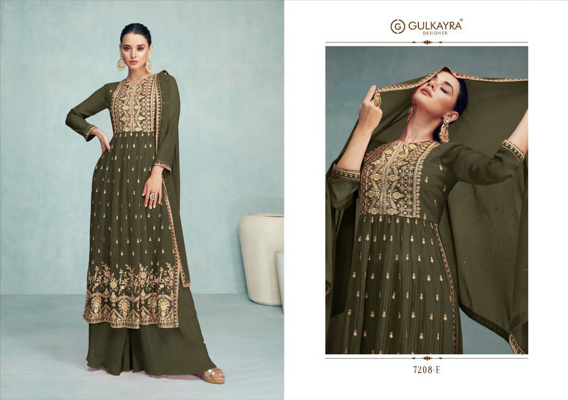 Gulkayra Designer Nayra Vol 8 Georgette Heavy Embroidery Work Fancy Designer Partywear Salwar Kameez