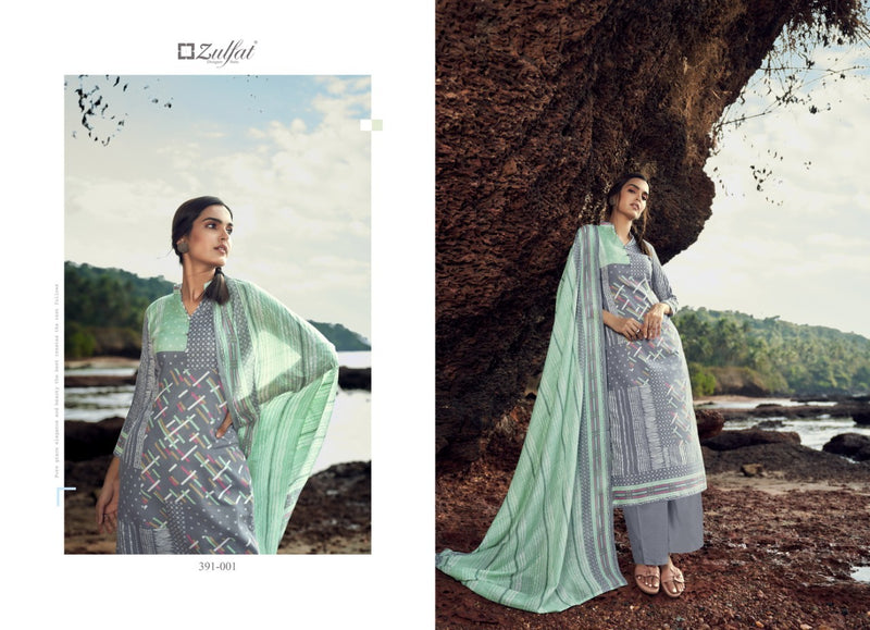 Zulfat Designer Suits Nazaara Cotton Festive Wear Salwar Suits