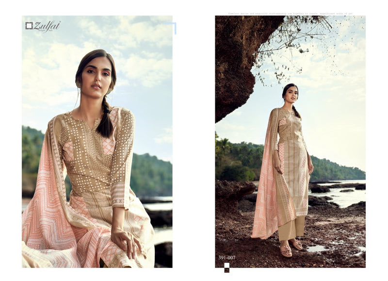 Zulfat Designer Suits Nazaara Cotton Festive Wear Salwar Suits