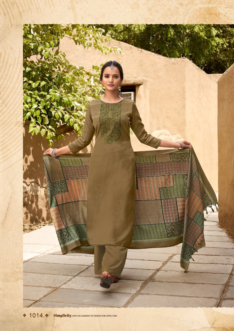 Levisha Naziya Pashmina With Fancy Embroidery Work Stylish Designer Casual Wear Salwar Kameez