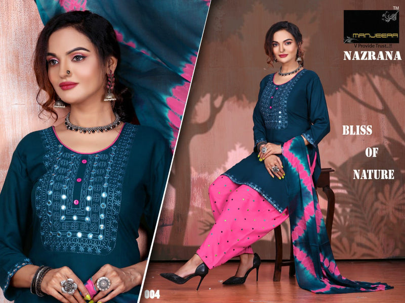 Manjeera Fashion Dno 01 To 08 Rayon Stylish Designer Party Wear Kurti
