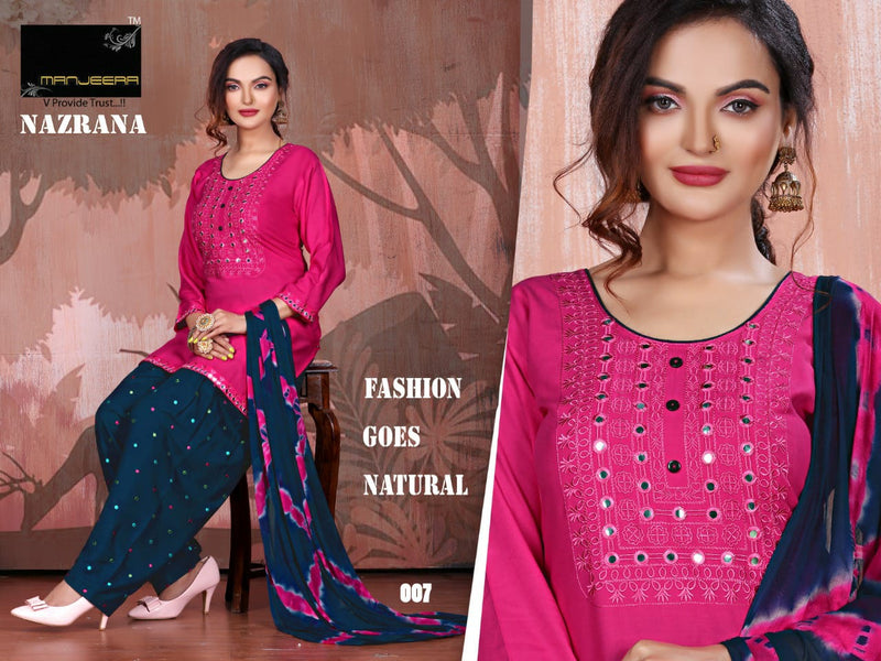 Manjeera Fashion Dno 01 To 08 Rayon Stylish Designer Party Wear Kurti