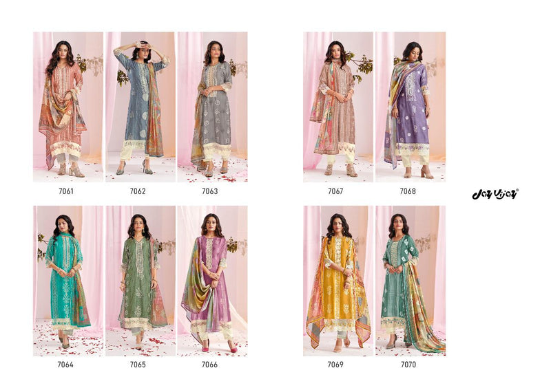 Jay Vijay Dno 7061 To 7070 Moga Silk With Embroidery Work Stylish Designer Party Wear Salwar Suit