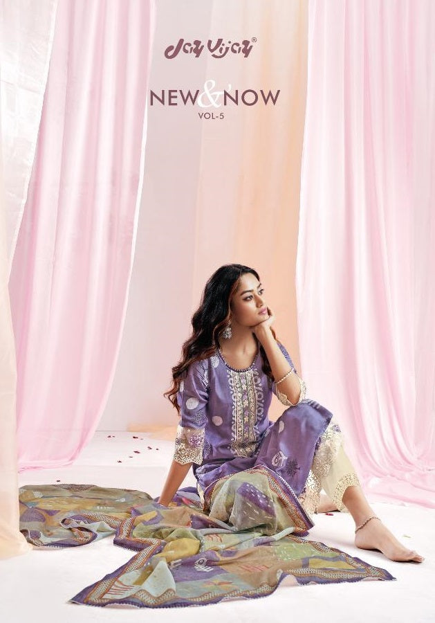 Jay Vijay Dno 7061 To 7070 Moga Silk With Embroidery Work Stylish Designer Party Wear Salwar Suit