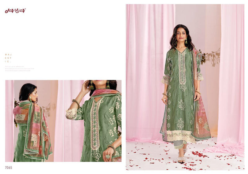 Jay Vijay Dno 7061 To 7070 Moga Silk With Embroidery Work Stylish Designer Party Wear Salwar Suit