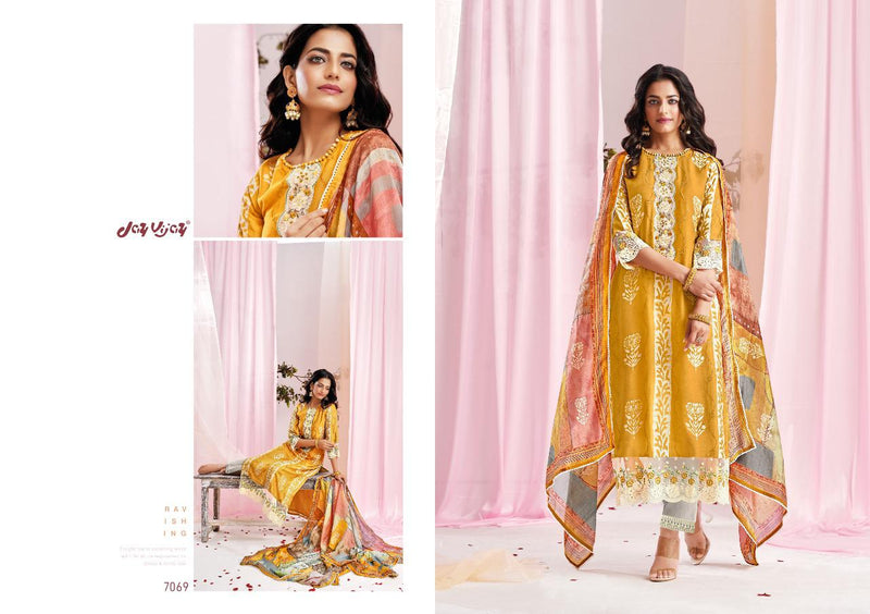 Jay Vijay Dno 7061 To 7070 Moga Silk With Embroidery Work Stylish Designer Party Wear Salwar Suit