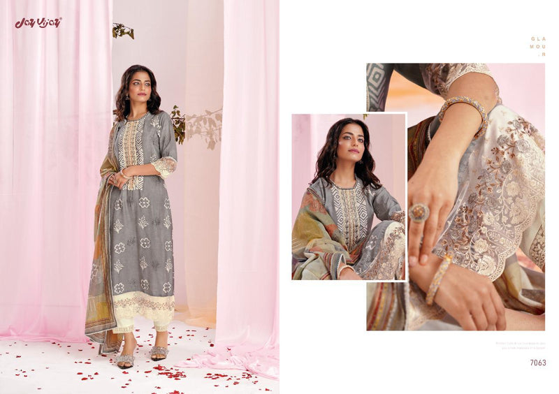 Jay Vijay Dno 7061 To 7070 Moga Silk With Embroidery Work Stylish Designer Party Wear Salwar Suit