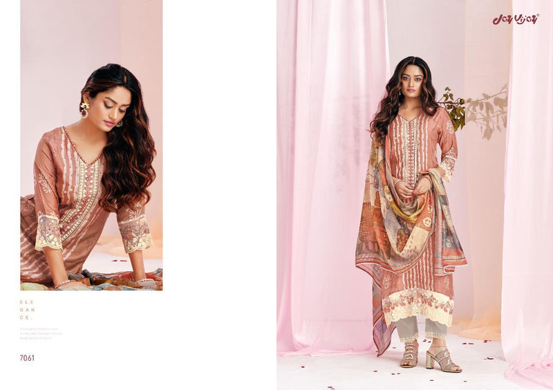 Jay Vijay Dno 7061 To 7070 Moga Silk With Embroidery Work Stylish Designer Party Wear Salwar Suit