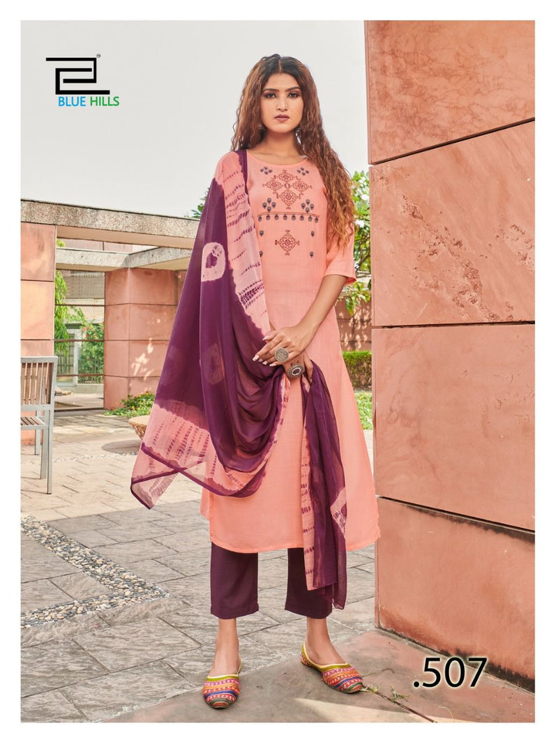 Blue Hills New Generation Vol 3 Fancy Festive Wear Kurtis With Dupatta & Bottom