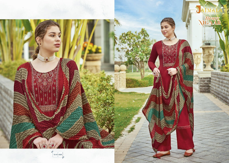 Alok Suits Jaimala Nigaar Rayon Embroidered Party Wear Salwar Suits