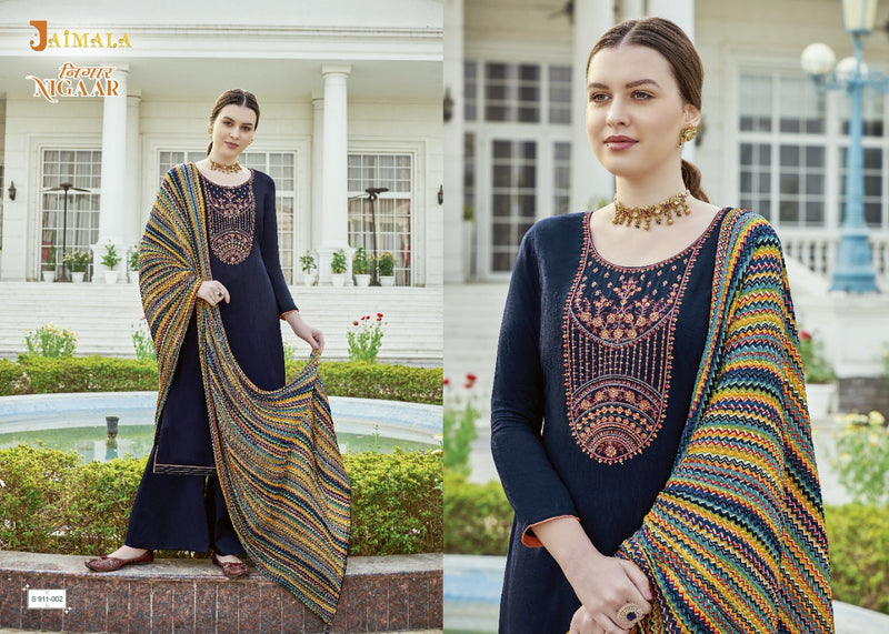 Alok Suits Jaimala Nigaar Rayon Embroidered Party Wear Salwar Suits