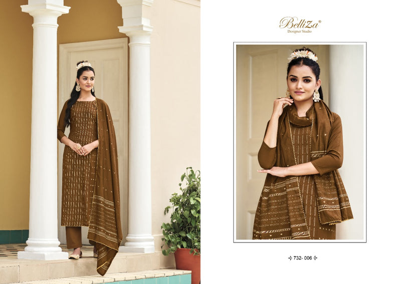 Belliza Nimrat Silk Jacquard With Fancy Work Stylish Designer Beautiful Festive Wear Salwar Kameez