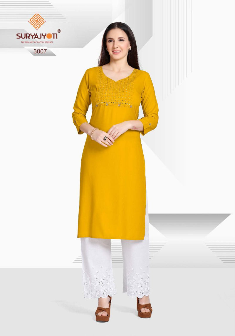 Surayajyoti Nirja Advance Vol 3Rayon Cotton Bridal Wear Salwar Suit