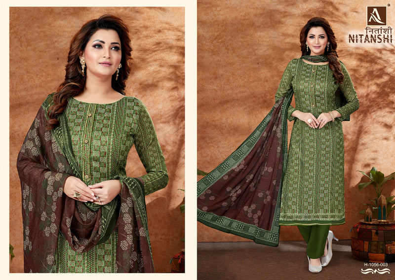 Alok Suits Nitanshi Pure Jam Designer Digital Print Fancy Designer Wear Salwar Kameez