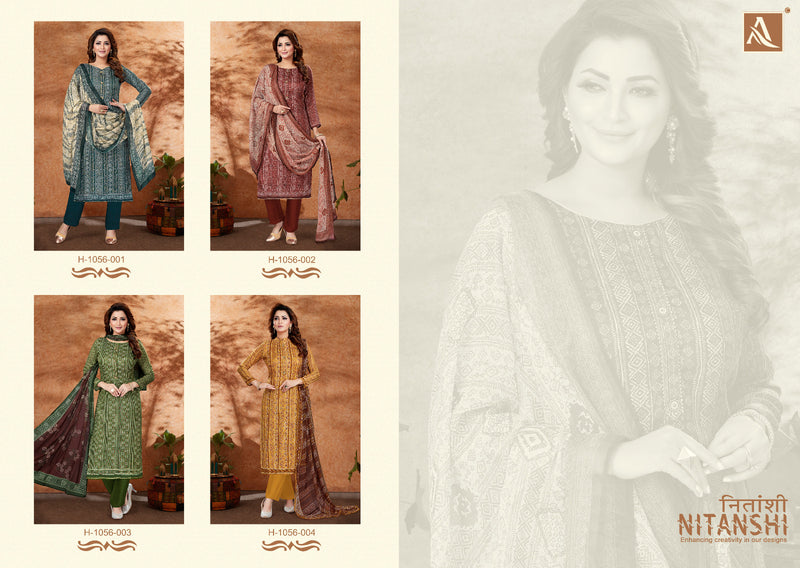 Alok Suits Nitanshi Pure Jam Designer Digital Print Fancy Designer Wear Salwar Kameez