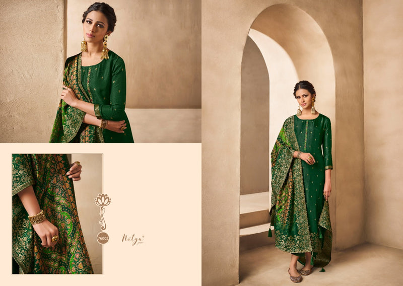 Lt Nitya Vol 176 Dola Jacquard Heavy Designer Wedding Wear Salwar Suits