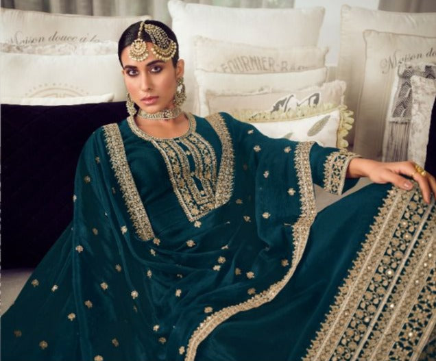 Lt Nitya Vol 178 Fancy Designer Embroidered Wedding Wear Salwar Kameez