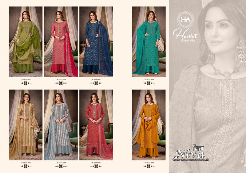 Harshit Fashion Niva Lawn Cotton With Printed Work Stylish Designer Fancy Salwar Kameez