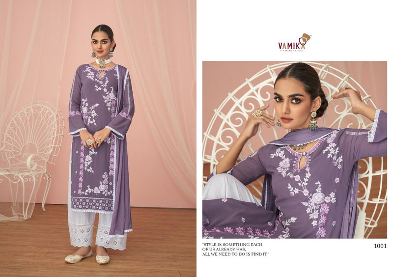 Vamika Noor Georgette With Beautiful Fancy Work Stylish Designer Party Wear Long Kurti