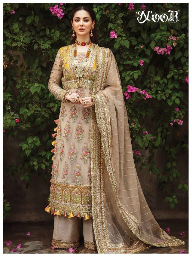 Noor Textile Afrozeh 612 -614 Georgette Heavy Embroidery Salwar Suit