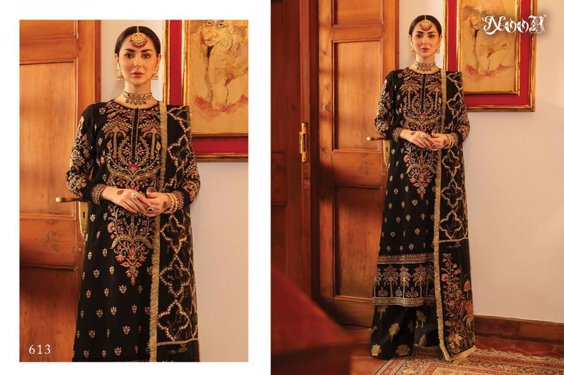 Noor Textile Afrozeh 612 -614 Georgette Heavy Embroidery Salwar Suit