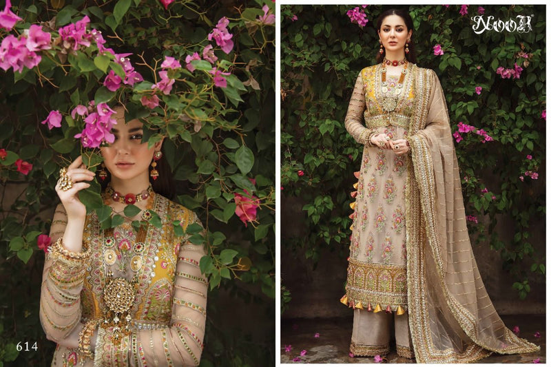 Noor Textile Afrozeh 612 -614 Georgette Heavy Embroidery Salwar Suit