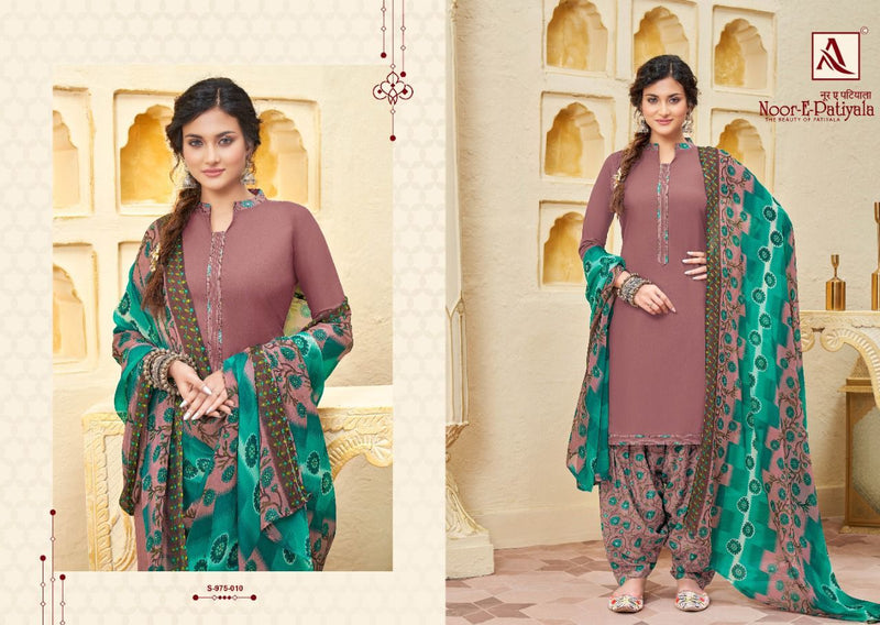Alok Suits Noor E Patiala Jam Cotton Digital Printed Patiala Style Party Wear Salwar Suits