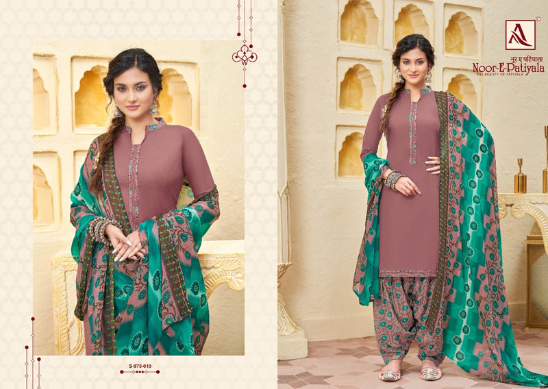 Alok Suits Noor E Patiyala Jam Cotton Patiyala Style Printed Party Wear Salwar Suits