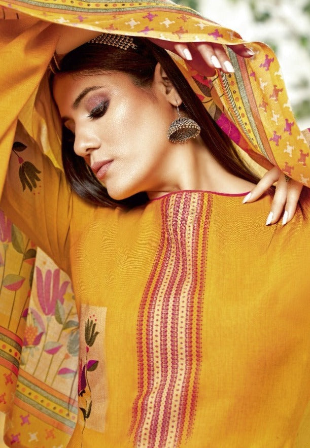 Fyra Designing Hub Noorani Soft Cotton Digital Printed Fancy Festive Wear Salwar Suits
