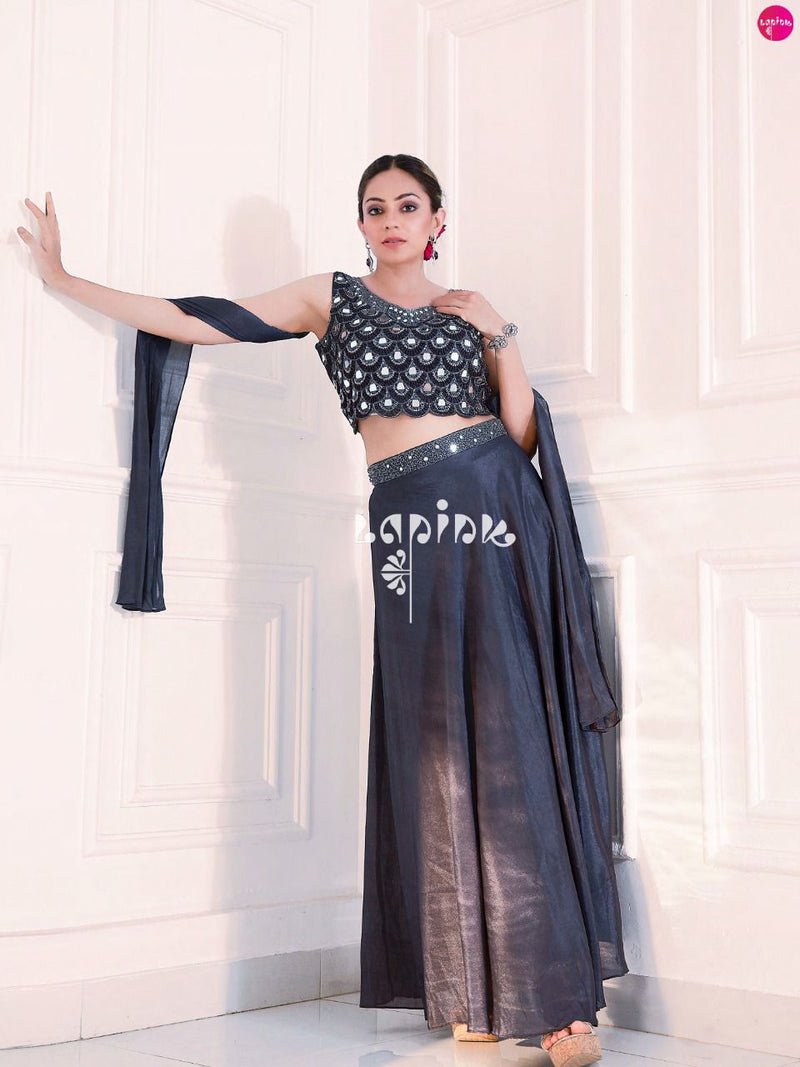LA Pink Lifestyle Noor Vol 2 Muslin Designer Wedding Wear Suits With  Skirt