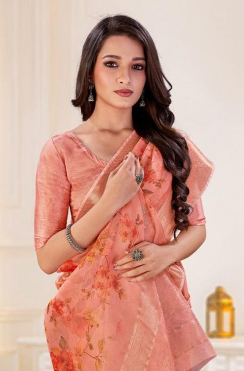Vinay Fashion Ns 24636 Organza Jacquard Beautiful Party Wear Sarees